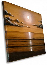 Bronze Sunset Painting