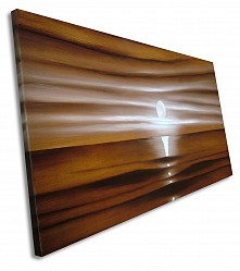 Bronze Waves Painting