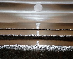 Mocha Tides Painting