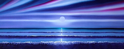 Night Tides Painting